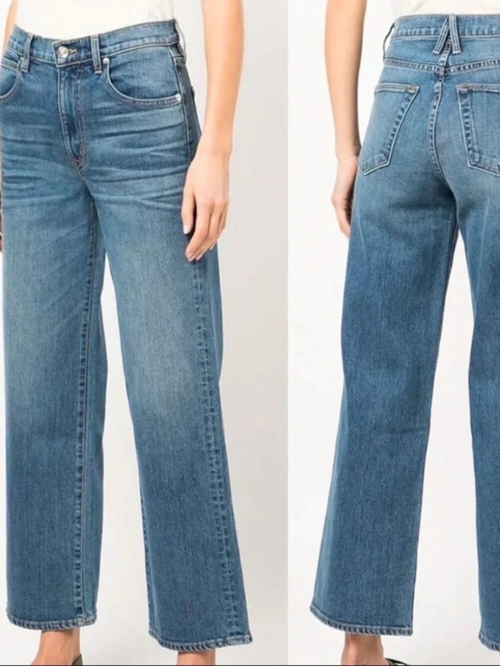 SLVRLAKE Women's Madison High Hope Wide Leg Jeans Size 24